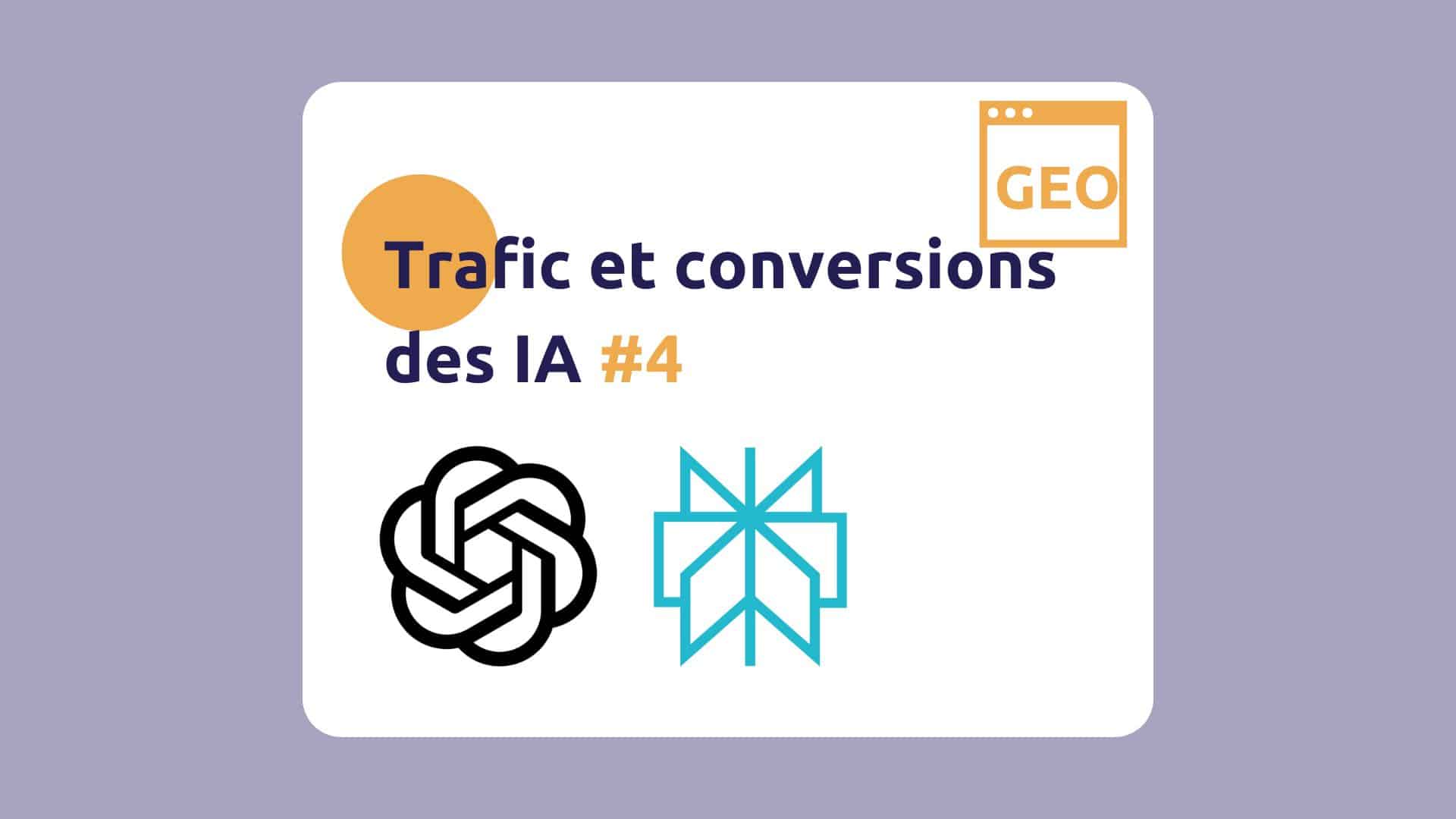 Evolutions trafic des IA sur les sites web entre 2024 et 2025 - etude 4